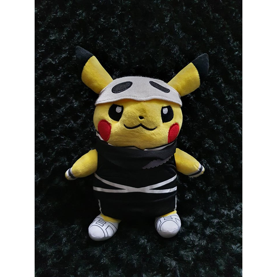 PIKACHU TEAM SKULL COSPLAY Pokemon Plush Toy 28cm POKEMON CENTER Shopee Philippines