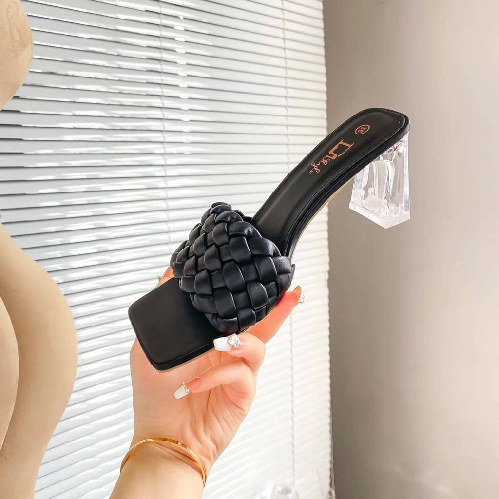 PJM NEW 599-3 mat heels for women 3inches Glass Heels | Shopee Philippines