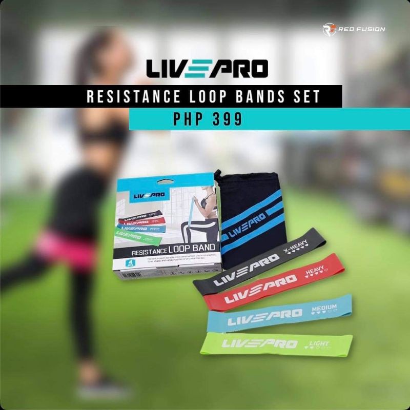 LIVEPRO Resistance Loop Bands Shopee Philippines