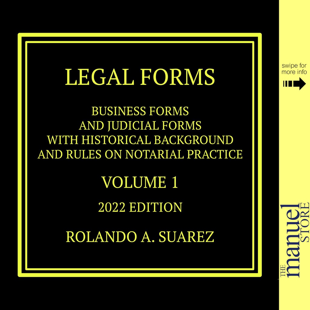 Suarez (2019/2022) Legal Forms Business, Judicial, Rules in