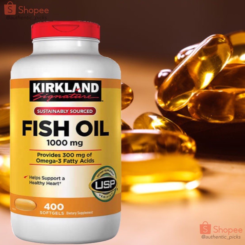 Kirkland fish oil 400 softgels hot sale