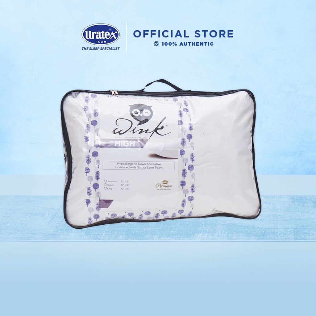 Uratex Wink High Pillow Shopee Philippines