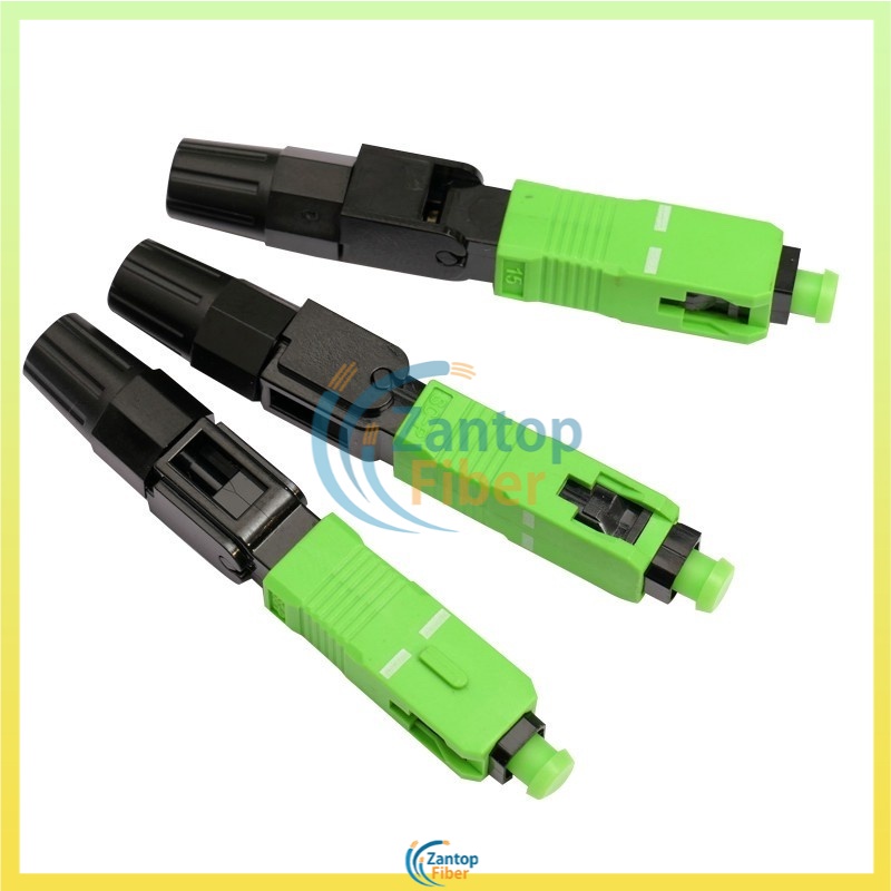 10 PCS SC-APC SC Connector Fiber Optic Connector Fast Connector ...