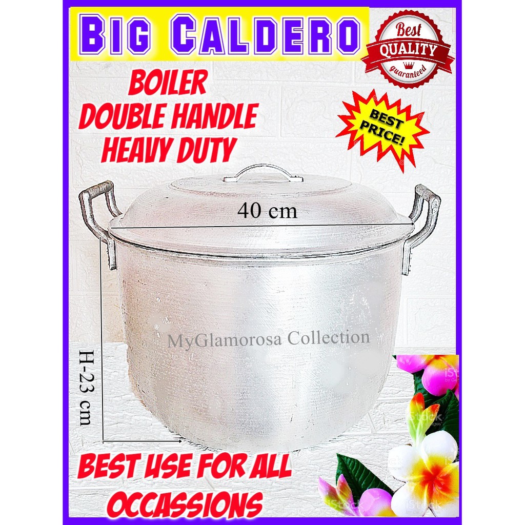 MyGlamorosa Collection Aluminum Big Caldero Double Handle/Caldero/Big ...