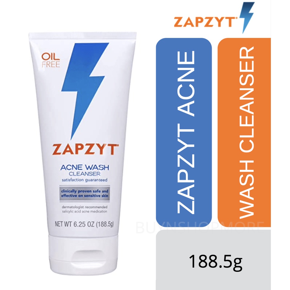 ZAPZYT Acne Wash Cleanser 188.5g Shopee Philippines