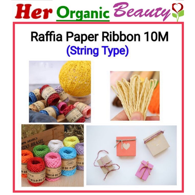Paper Raffia Ribbon | Oatmeal | GoDear Design