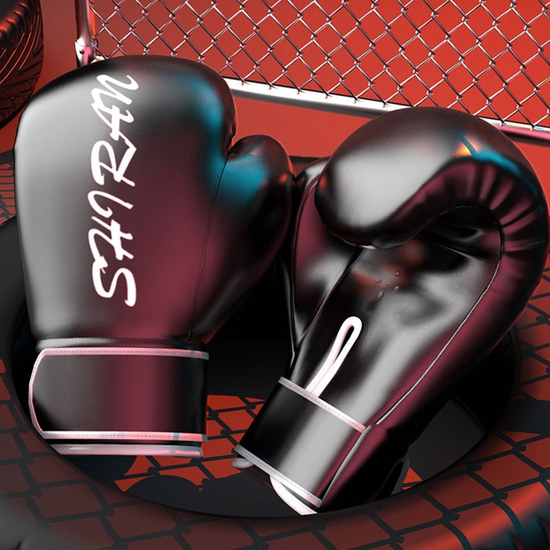 Kids Adults Boxing Gloves For Fun Muay Thai Fight Sanda Martial Arts Bag Punching Training PU
