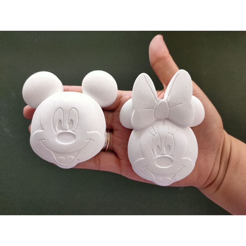 MICKEY AND MINNIE MOUSE PLASTER PAINT SET (WITH MAGNETS) IN POUCH ...