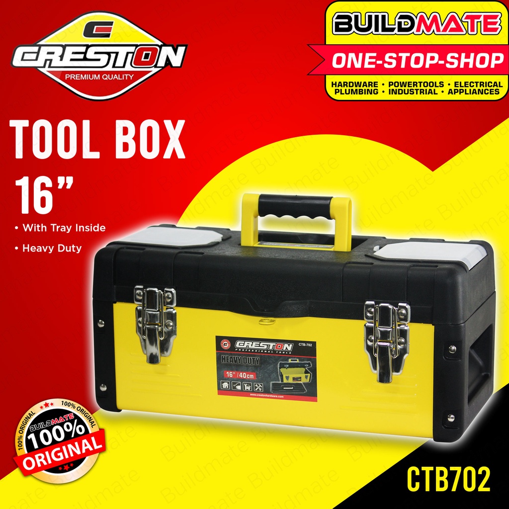 BUILDMATE Creston PVC / Metal Tool Box 16