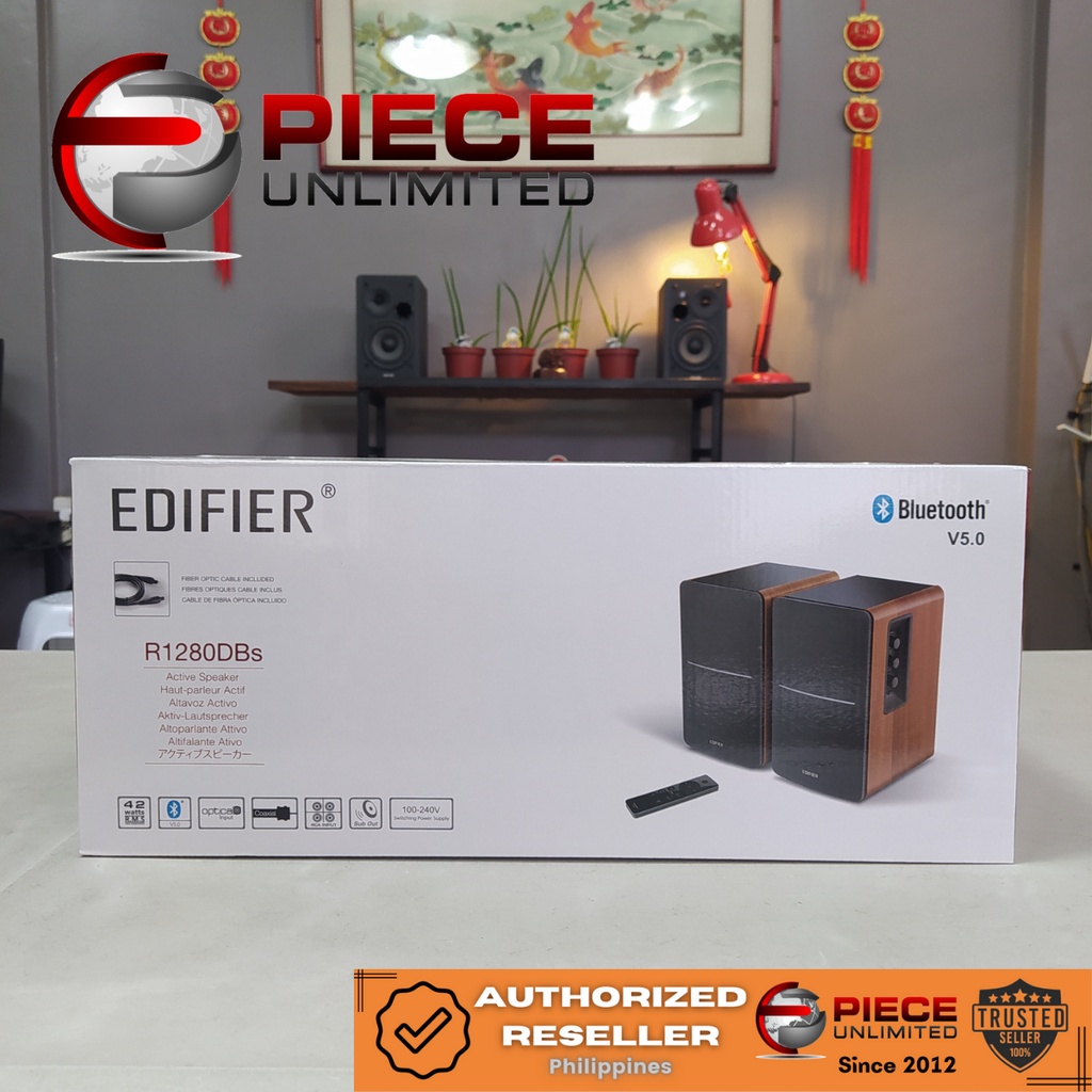 Edifier R1280DBS 42w 2.0 Bookshelf speaker Bluetooth Multimedia | Piece ...