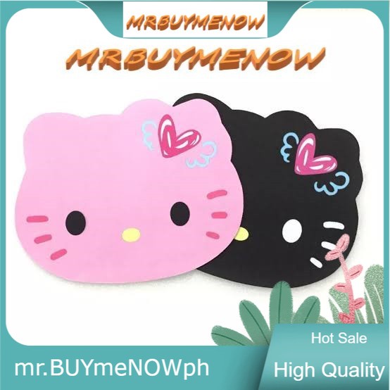 BMN Hello Kitty mouse pad available in black and pink color variation