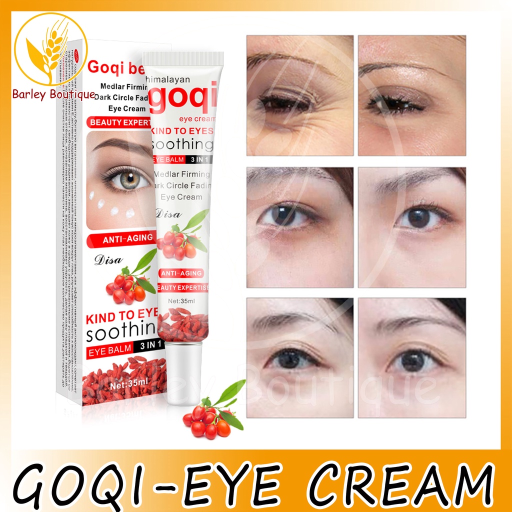 GOQI Eye cream. Remove crow's feet cream. Collagen antiwrinkle