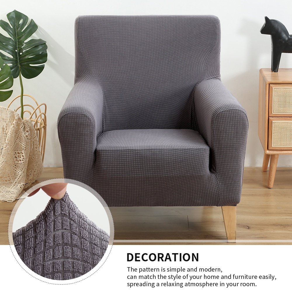 Multicolor Sofa Cover Solid Color Big Seat Couch Cushion Slipcovers Set