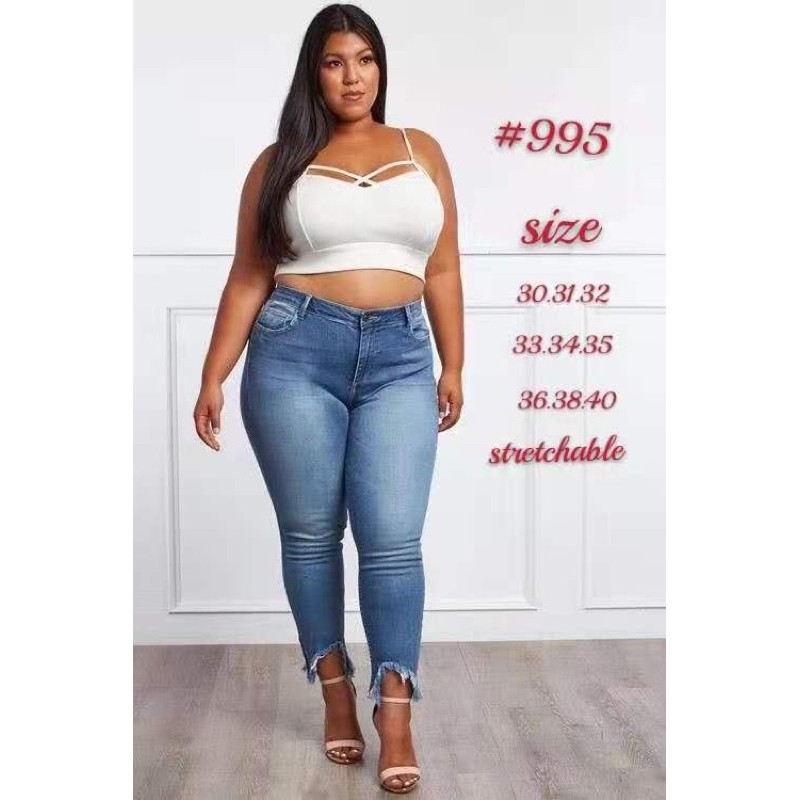 Plus size shop denim pants