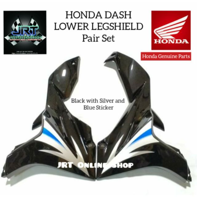 Honda Wave Dash 110 Genuine Original Lower Legshield Set Black with ...