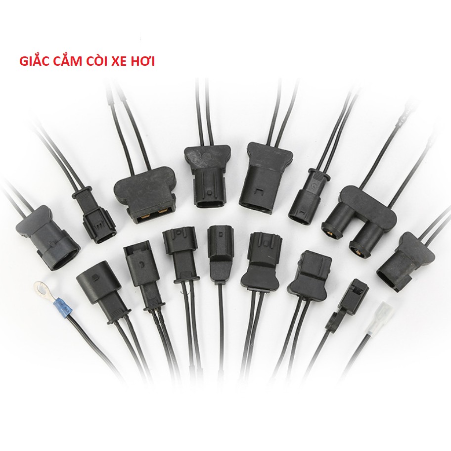 Car snail horn cables of all kinds as shown (Male head) | Shopee ...