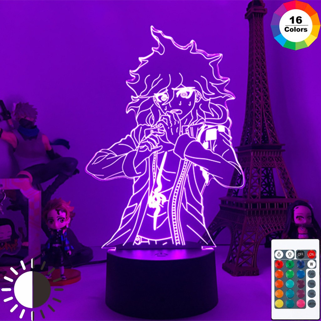 Danganronpa V3 Nagito Komaeda Led Night Light for Bedroom Decor Lamp Kids Gift Danganronpa V3 Acrylic Table Lamp Nagito Komaeda Shopee Philippines