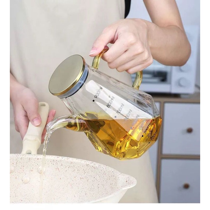 [ME] Heat Resistant Borosilicate Glass Oil Pitcher | Shopee Philippines
