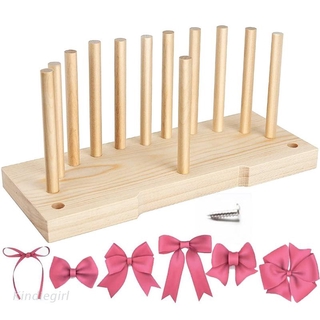 Bow Maker for Ribbon 3-in-1 Multipurpose Oval Wooden Bow Making Tool for  Ribbon Crafts DIY Decoration for Christmas Valentine's Day Easter All  Holidays 