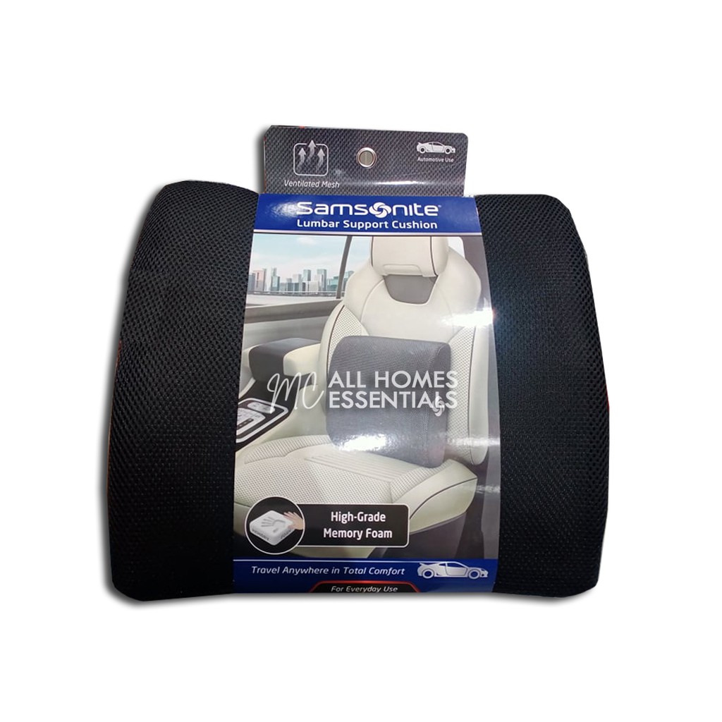 SAMSONITE, Ergonomic Lumbar Support Pillow for Chair