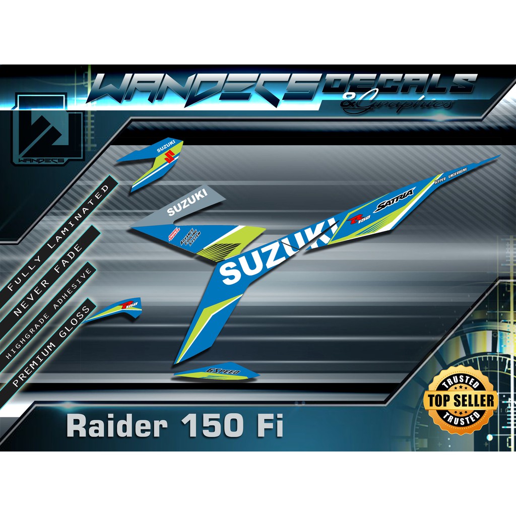 Raider 150 Fi Decals Ecstar Shopee Philippines