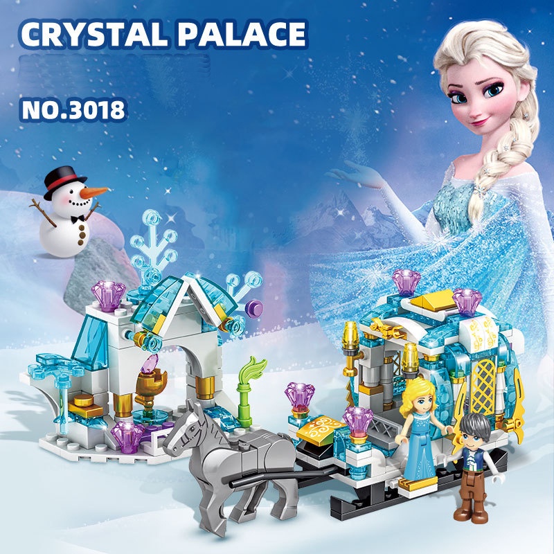 small particles Friend Disney Frozen Anna Elsa Princess Castle Horse ...