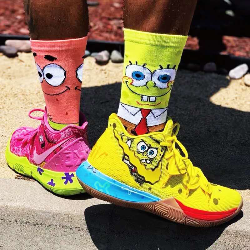 Kyrie irving spongebob socks best sale