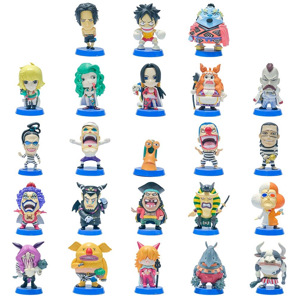 One Piece MBH Mini Big Head Figures Vol. 8 - Impel Down (Set of 23 ...