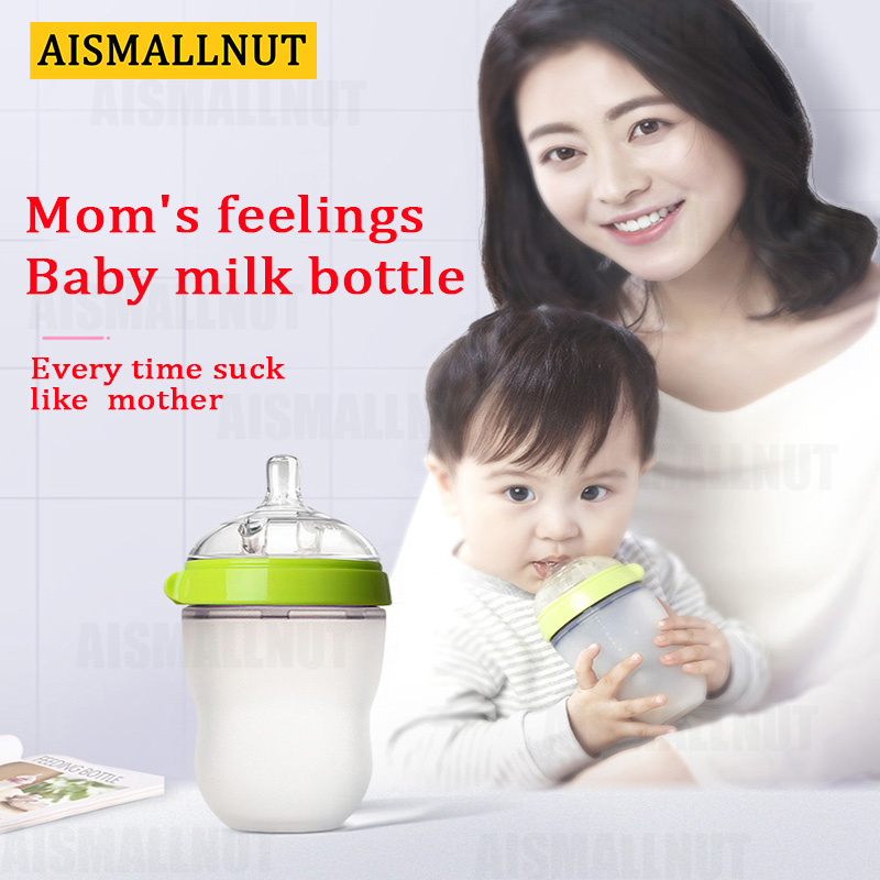 Original Imported Baby Bottle, AntiColic BreastMilk Feeding Bottles, BreastLike Nipple for