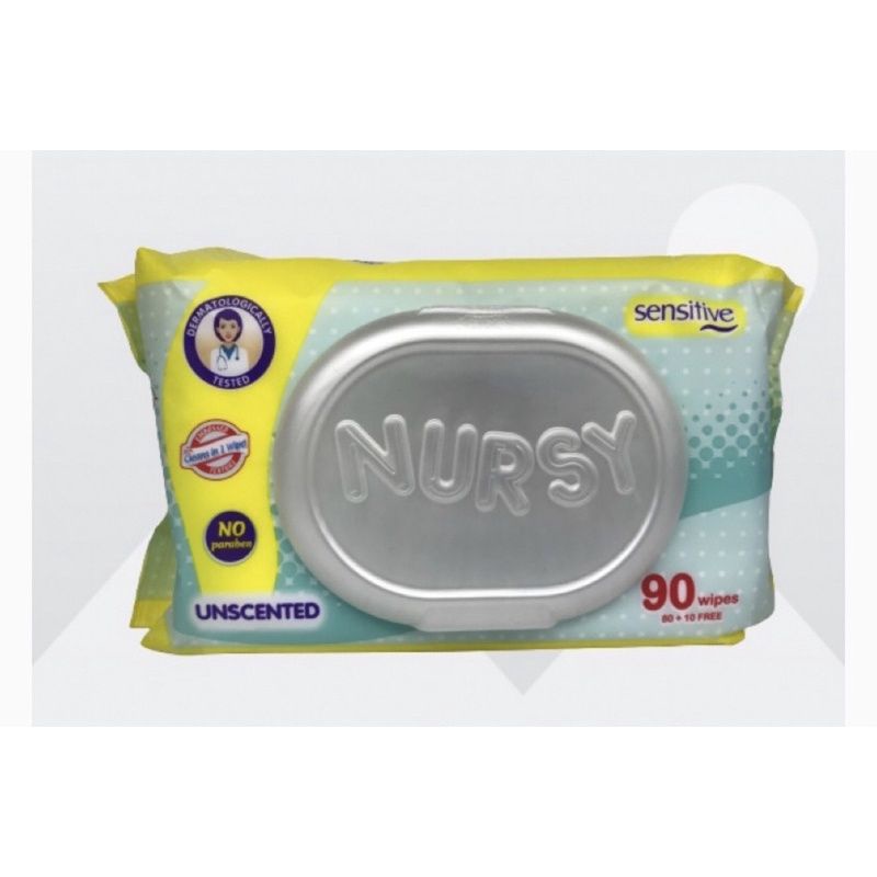 Nursy Unscented Baby Wipe (90 wipes) Shopee Philippines