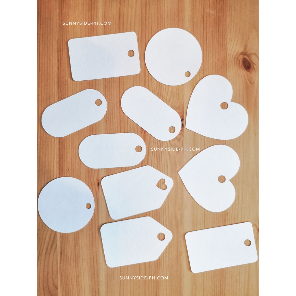 Blank Gift Tags Rounded Edge Writable 200GSM Shopee Philippines