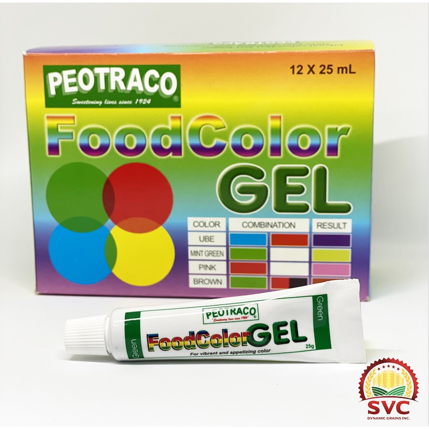 Peotraco Food Color Gel 25G Shopee Philippines