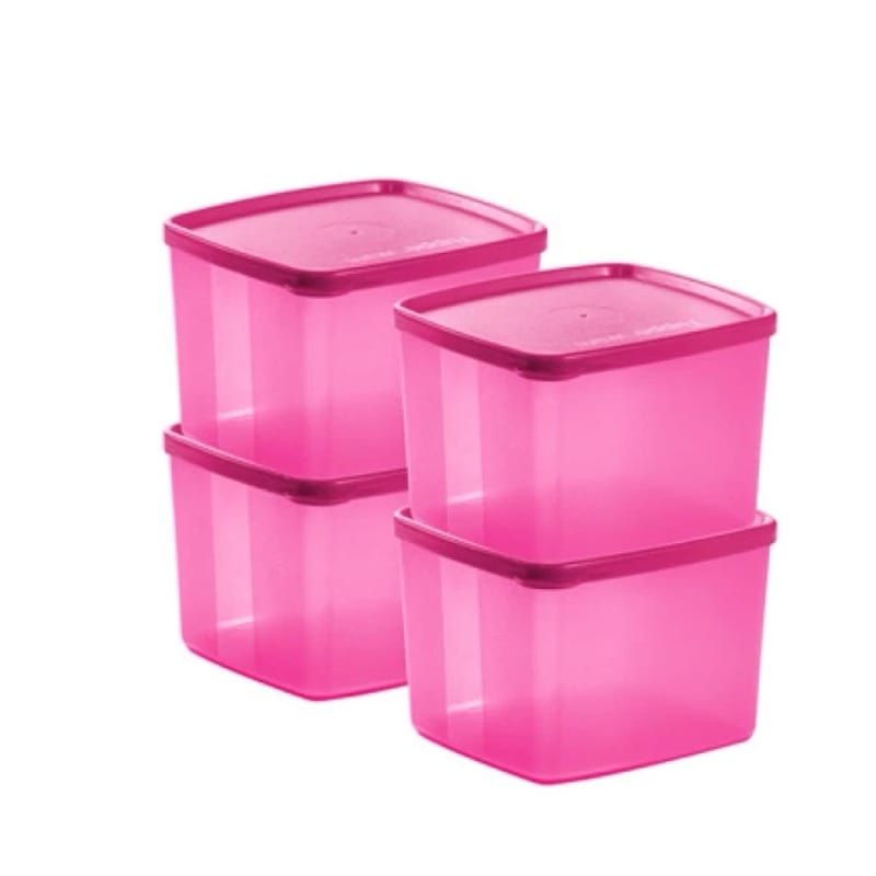 Tupperware Brand Square Round (4) 800ml | Shopee Philippines
