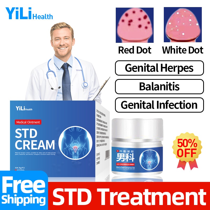 COD ORIGINAL ang produktong STD Cures Cream Treatment Pearly Penile