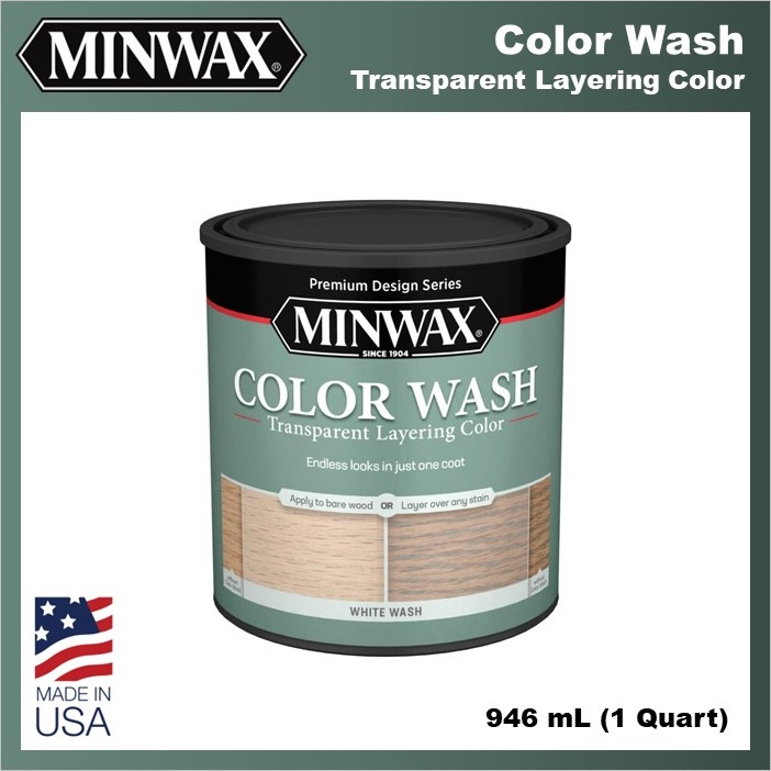 Minwax Color Wash Transparent Layering Color, 946 ml (1 Quart) | Shopee