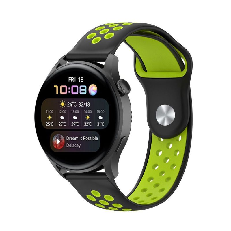 FiiMoo Cinturino Compatibile con Huawei GT 3 42mm/GT 3 Pro 43mm/Watch 2 Pro/Fit 2, 20mm Ricambio Magnetico in Silicone per Honor Magic 2 42mm - Grigio + Arancione