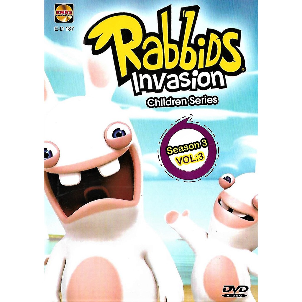 Rabbids Invasion Season 3 Vol 3 Dvd Shopee Philippines