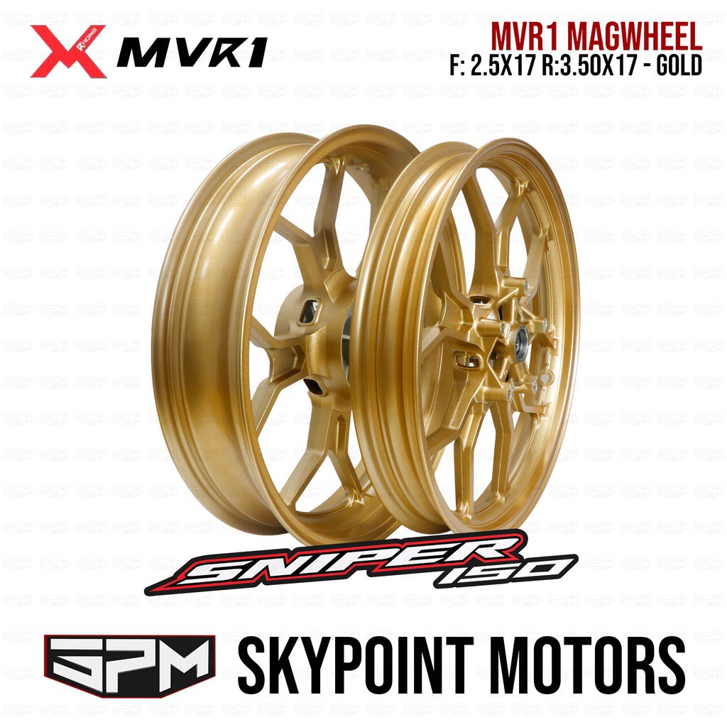 YAMAHA SNIPER 150 MAGS F:2.15/17 R:3.50/17 (9851-103-Gold) | Shopee ...