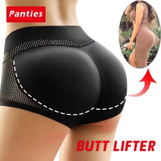LAZAWG Women Butt Lifter Panties with Butt Holes Breast Tummy Control Hip  Enhancer Shorts Booty Lifting