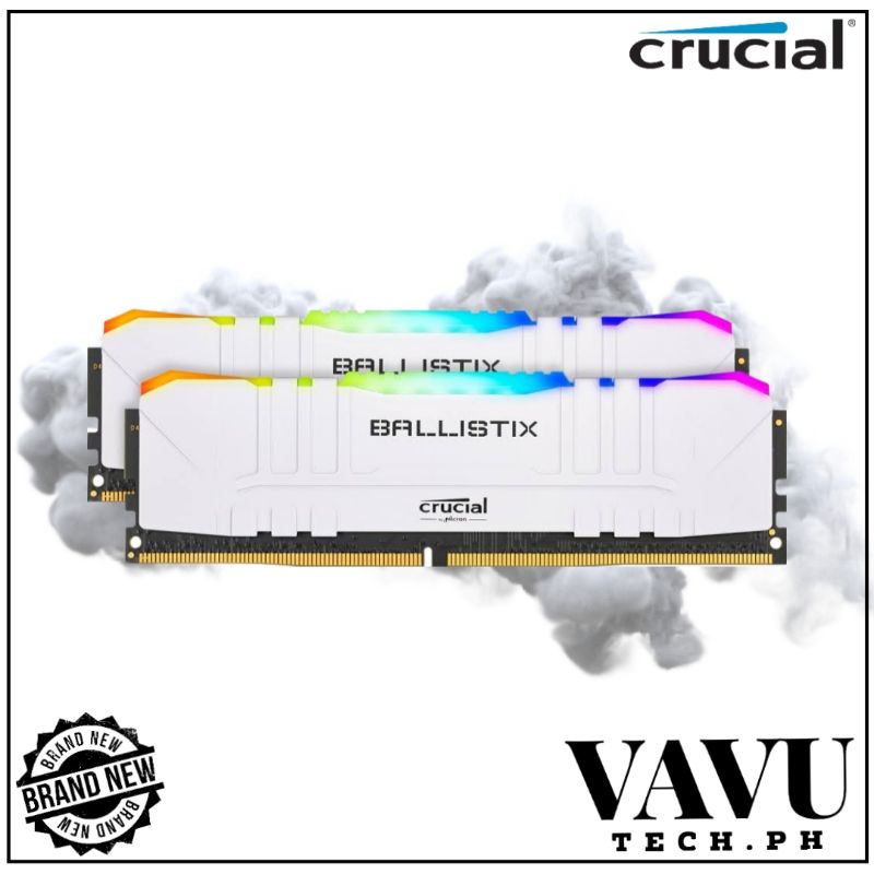 Crucial Ballistix RGB RAM 2x8GB (16GB) 3200mhz DDR4 CL16 Gaming Memory ...