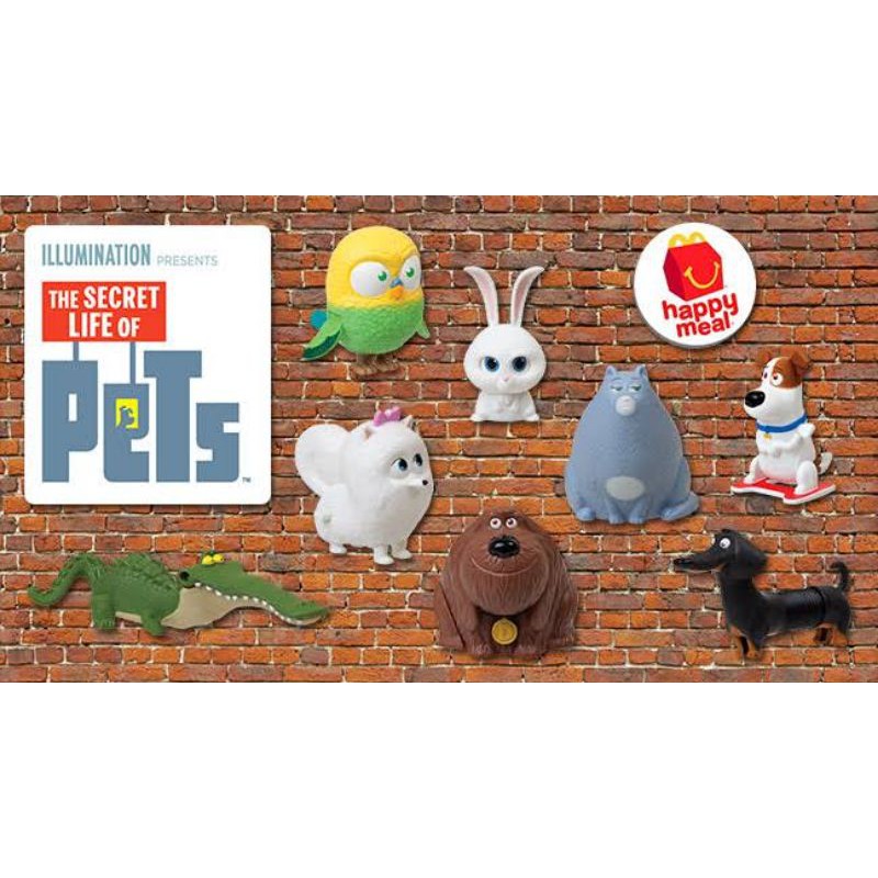 Secret life of pets happy best sale meal toys