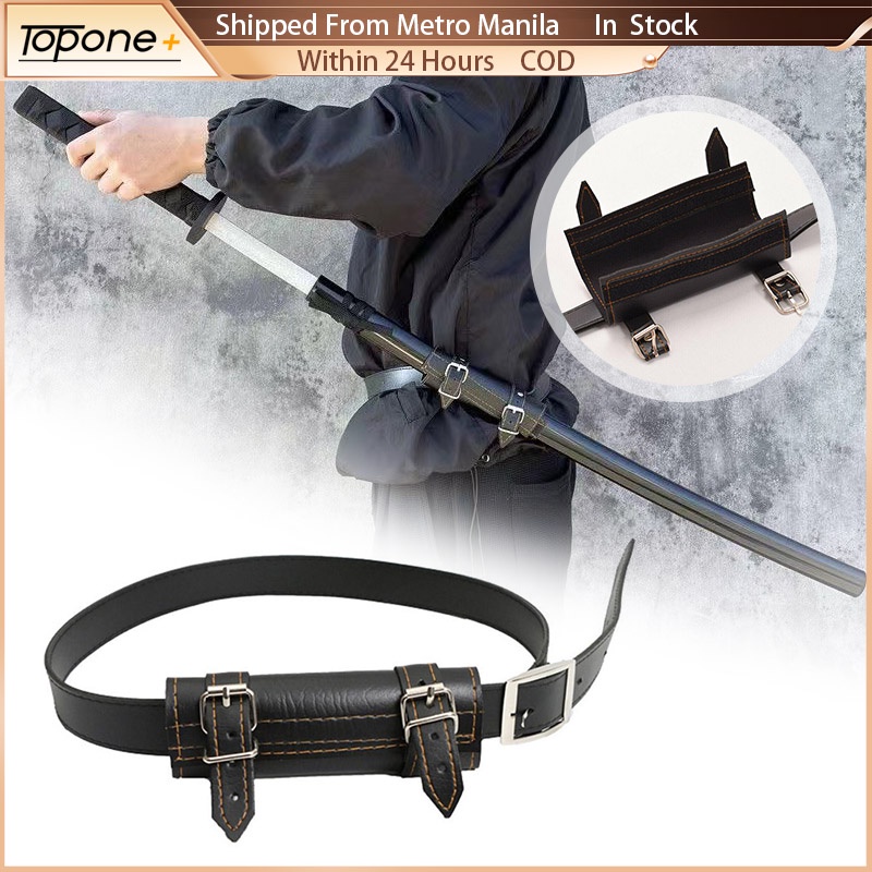 Leather Sword Belt Katana Belt Demon Slayer Belt Waist Sheath Sheath
