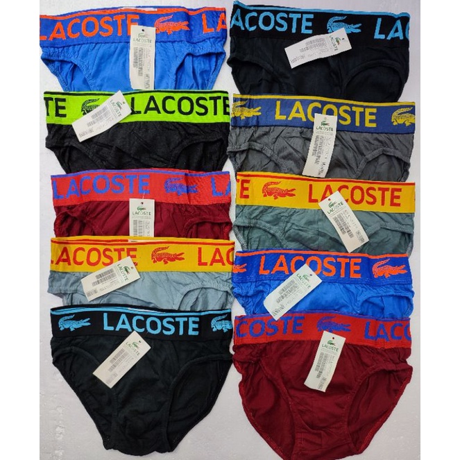 6 pieces LACOSTE BRIEF kids/boys (6-15yrs old)Cotton Underwear