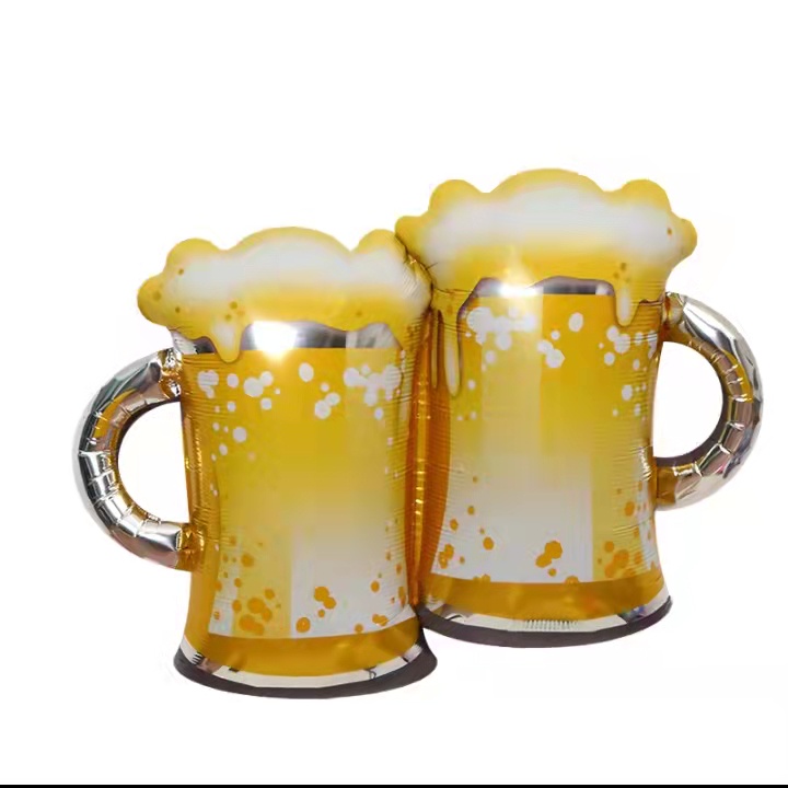 Happy St Patrick's Day Beer Glasses SuperShape Foil Balloon main image 1