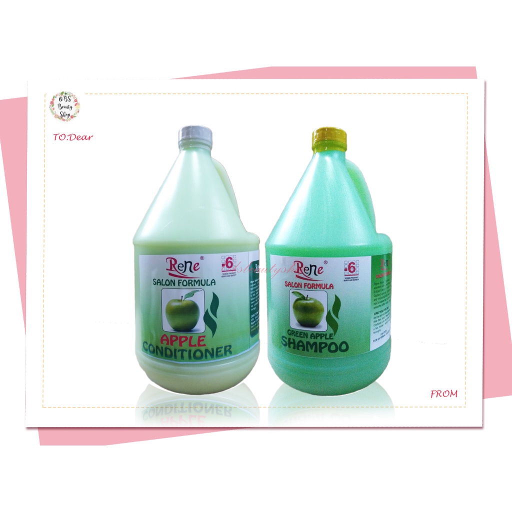 RENE Shampoo Or Conditioner Salon formula (1 gallon) | Shopee Philippines