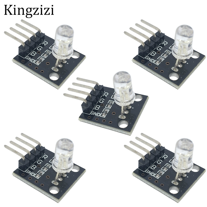 5pcs 4pin RGB Module KY-016 Three Colors 3 Color RGB LED Sensor Module ...