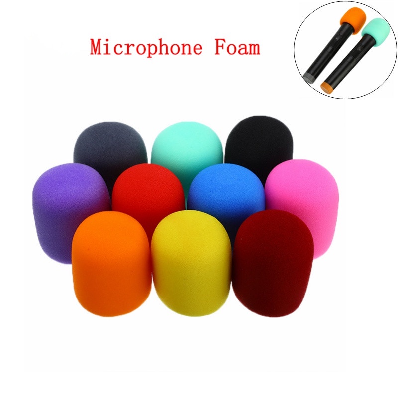 Microphone Foam Cover Cap Handheld Stage Windscreen Sponge Foam Mic