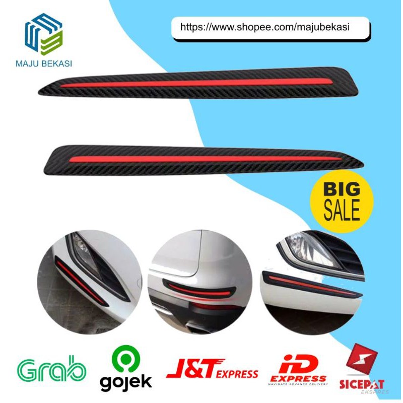 Carbon Sticker Car Bumper Protector Car Bumper Protector Anti Scuff ...