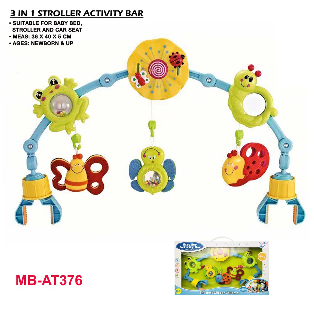 3 In 1 Stroller Activity Bar MB AT376 Shopee Philippines