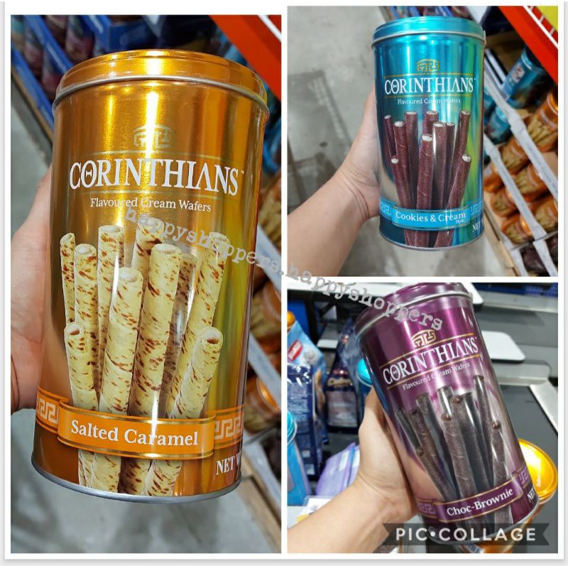 Corinthians Flovoured Cream Wafer Cookies and Cream Shopee Philippines